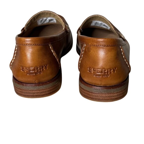 NIB Sperry Seaport Penny Loafer Woman's sz 11 Leather Tan Flat Heel Classic - Picture 10 of 15